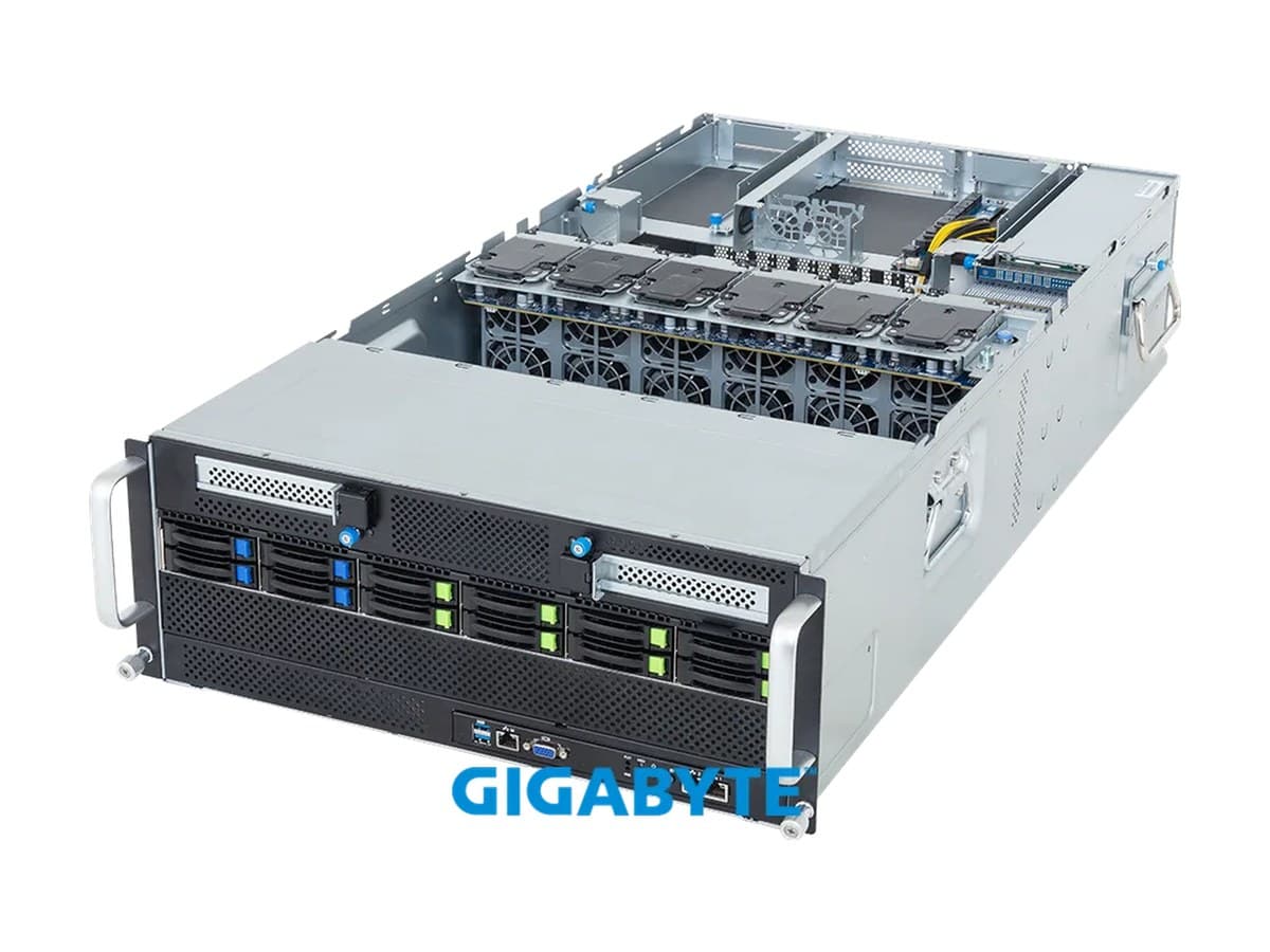 GIGABYTE G494-SB0-AAP2 GPU Sunucu – 8 × NVIDIA H200 NVL