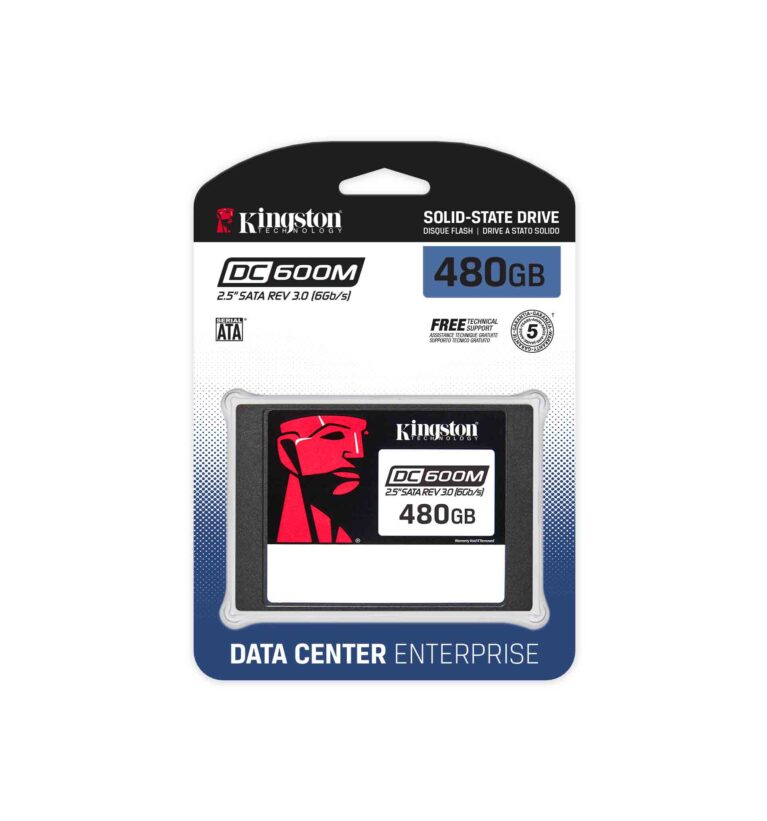 Kingston DC600M 480GB 2.5" Enterprise Sunucu SSD